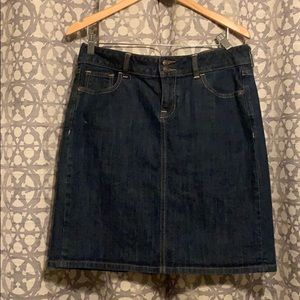 Denim mini skirt
